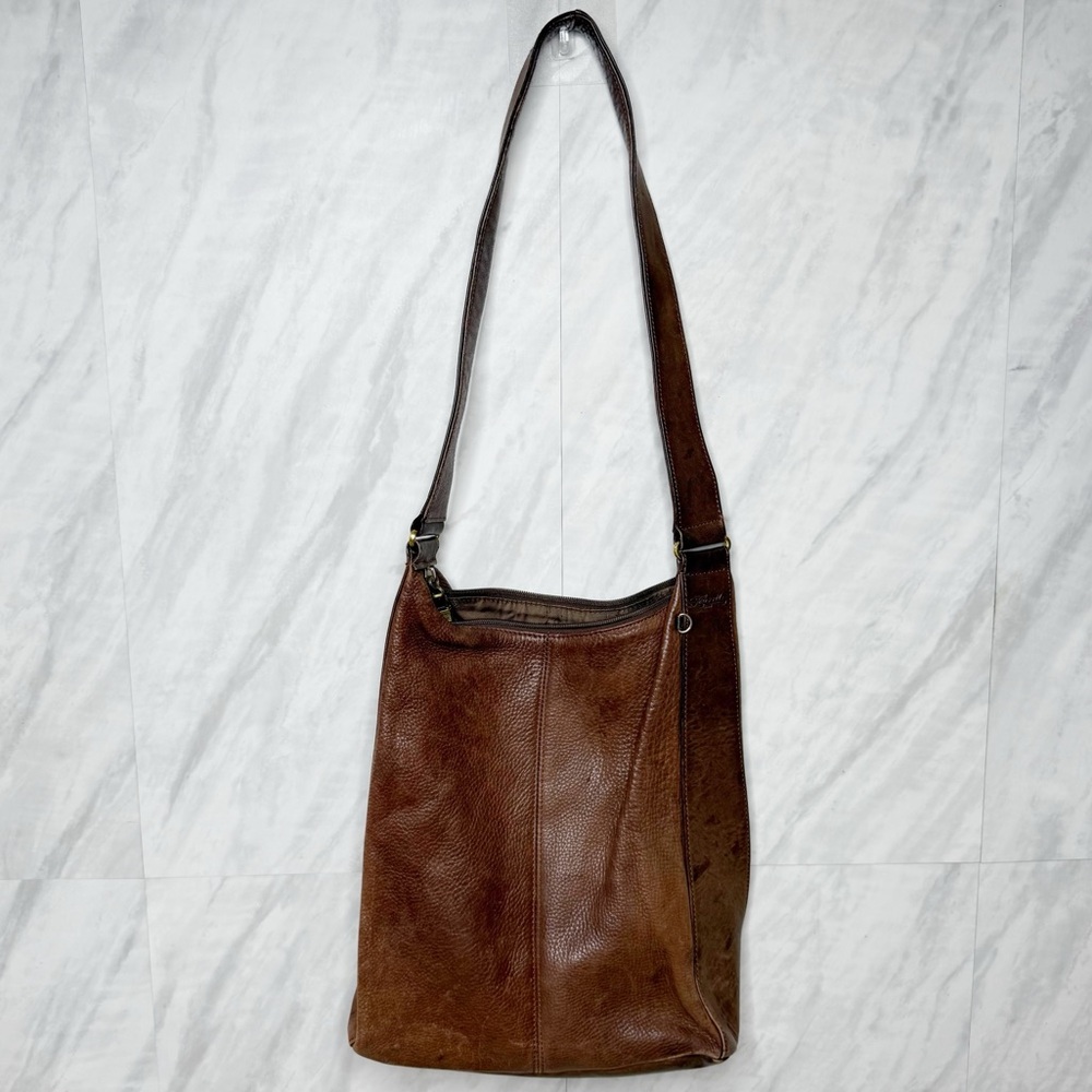 VTG Fossil Leather Shoulder Purse